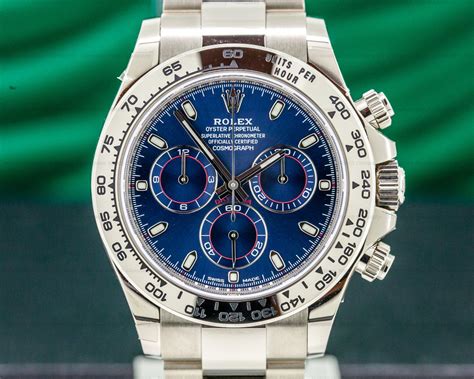 rolex daytona with blue dial